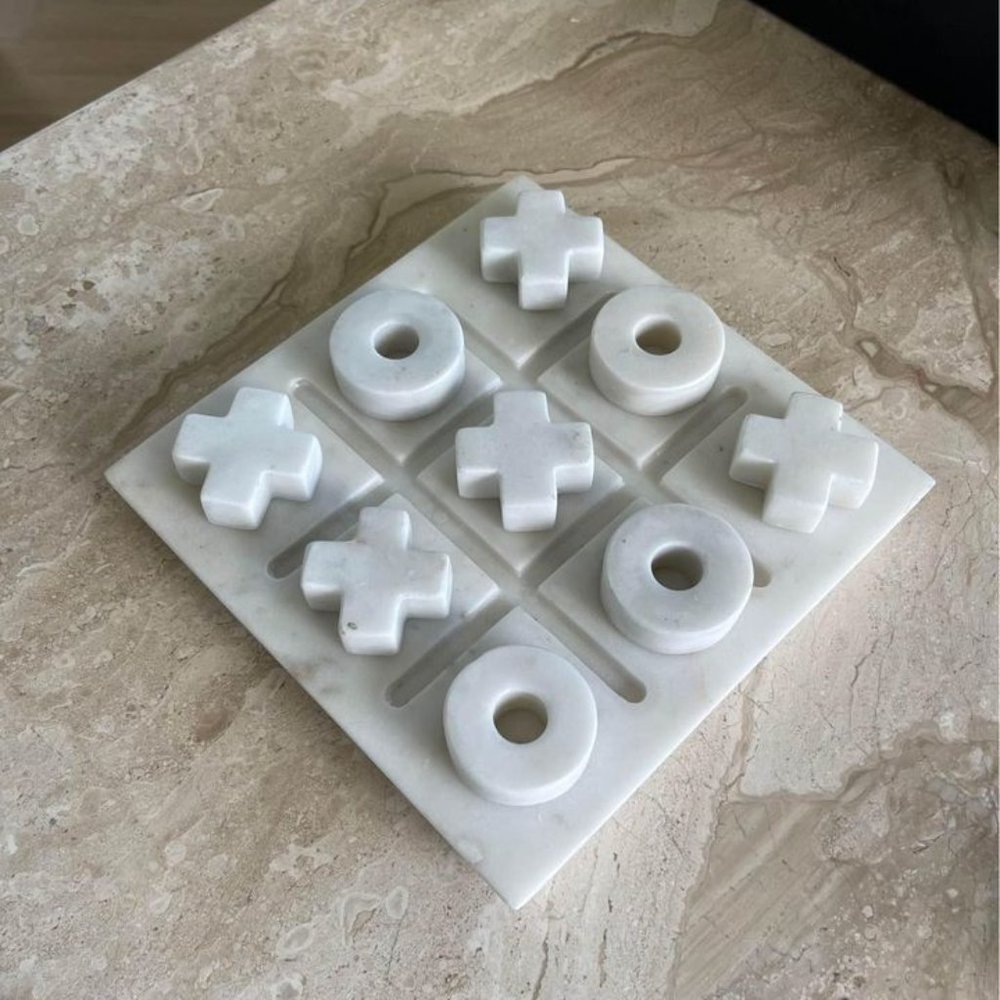 Crate and Barrel Marble Decor